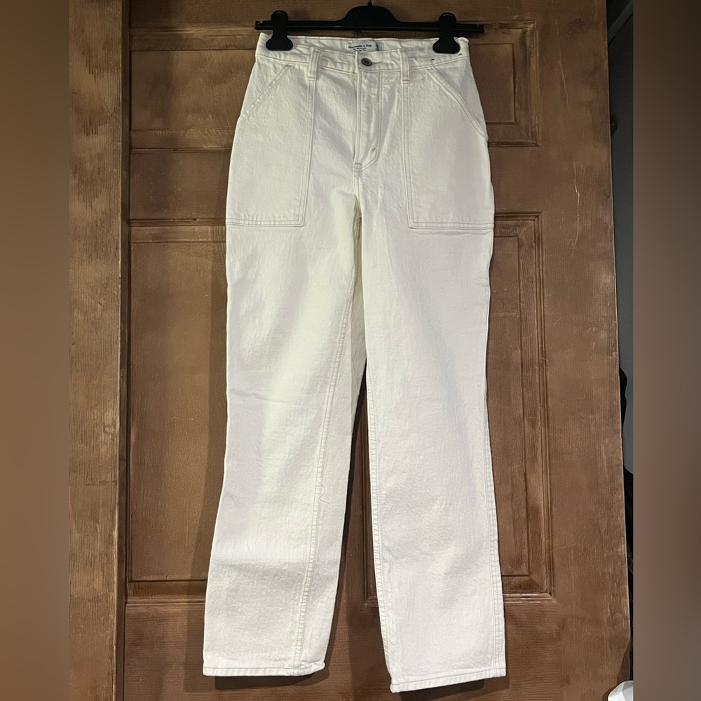 Abercrombie & Fitch Curve Love Ultra High Rise 99% Cotton Denim